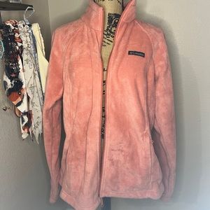 Pink Columbia zip up jacket